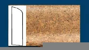 Плинтус пробковый ArtCorkDesing С 106 (Колер 8) 10х60х910 мм в Дзержинске