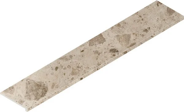 Керамогранит Italon Континуум Стоун Беж Ступень угловая правая 33х160 (Натуральная) в Дзержинске