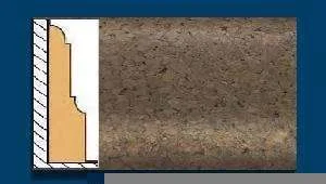 Плинтус пробковый ArtCorkDesing С 103 (Колер 7) 12х65х910 мм в Дзержинске