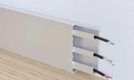 Алюминиевый плинтус Fezard Кабельный ALP-G80 Алюминий 80*15*2500 мм в Дзержинске