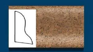 Плинтус пробковый ArtCorkDesing С 102 (Колер 9) 20x40x910 мм в Дзержинске