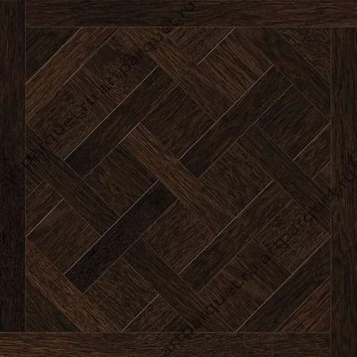 Модульный паркет Кочанелли Версаль Дуб Темный 600*600*15 мм фаска в Дзержинске