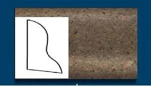 Плинтус пробковый ArtCorkDesing С 102 (Колер 7) 20x40x910 мм в Дзержинске