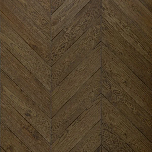 Инженерная доска Kochanelli Французская Ёлка Оскуро Дуб Original Браш (600х120х15) в Дзержинске