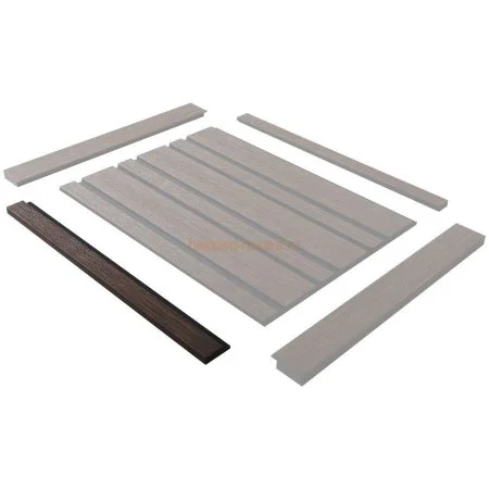 Финишный молдинг LF124A BR396K правый декорированный (42х12х2700мм) в Дзержинске