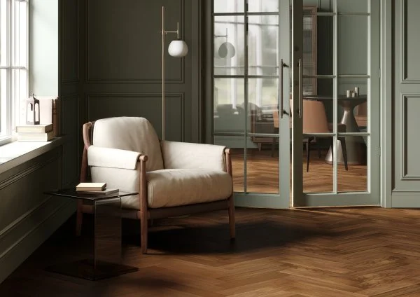 Паркетная доска Quartz Parquet Штучный паркет Орех Американский 44-400-29 в Дзержинске