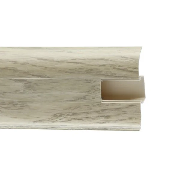 Пластиковый плинтус Royce №853 Дуб Супрема (58х22х2200мм) в Дзержинске