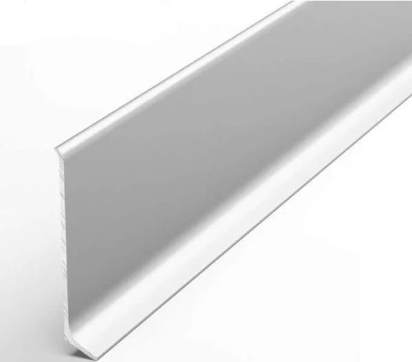 Алюминиевый плинтус Bonkeel ПЛ60 501л Серебро Люкс (58,5х11,2х2500мм) в Дзержинске