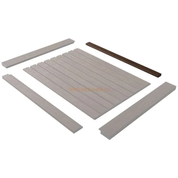 Финишный молдинг LF124B BR396 левый декорированный (31х12х2700мм) в Дзержинске