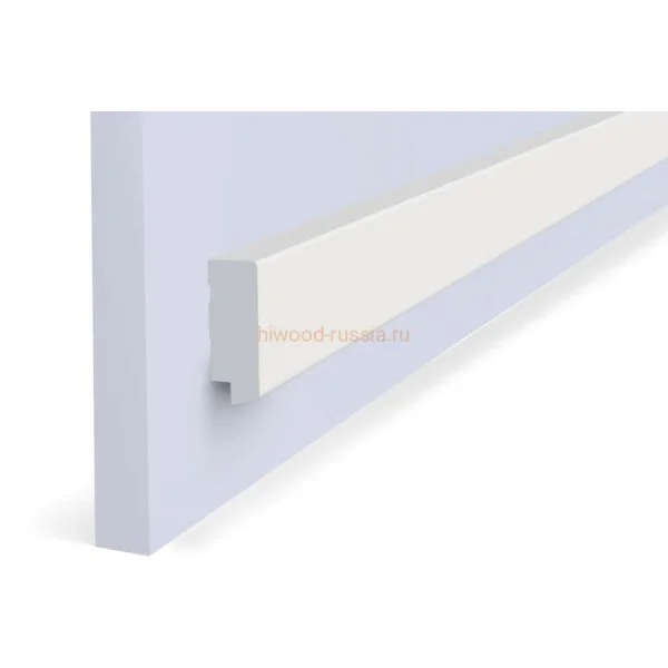 Финишный молдинг LF124B NP левый белый (31х12х2700мм) в Дзержинске