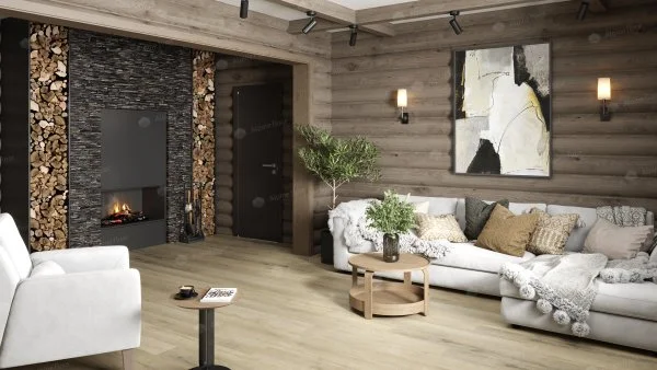 Кварц-виниловая плитка Alpine Floor Premium XL Дуб Сливочный ЕСО 7-19, 8 мм. 43 класс в Дзержинске