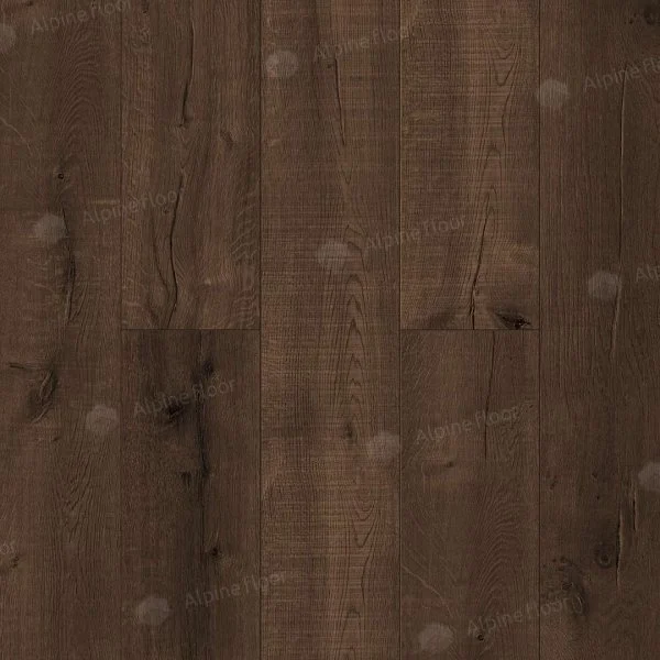 Каменно-полимерная плитка Alpine Floor Real Wood Дуб Мокка ECO 2-2, 6 мм 43 класс в Дзержинске
