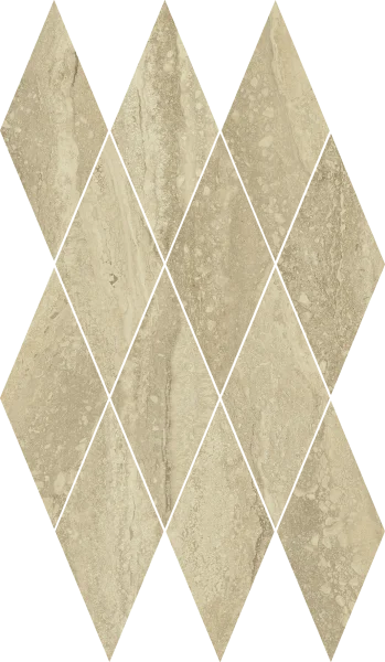 Керамогранит Italon Шарм Эдванс Травертино 28х48 мозаика Даймонд (Люкс) в Дзержинске