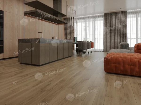 Каменно-полимерная плитка Alpine Floor Grand Sequoia Village Вайпуа ECO 11-1907 4мм, 43 класс в Дзержинске