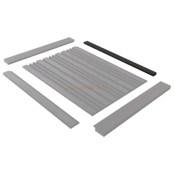 Финишный молдинг LF124B BR395K левый декорированный (31х12х2700мм) в Дзержинске