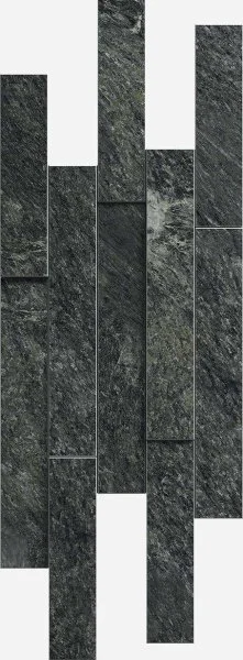 Керамогранит Italon Скайфолл Неро Брик 3D (Патинированная, 28х78) в Дзержинске