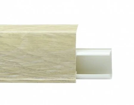 Пластиковый плинтус Royce №508 Серый Опем (55х23х2200мм) в Дзержинске