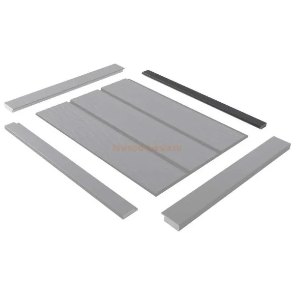 Финишный молдинг LF124B GR15K левый декорированный (31х12х2700мм) в Дзержинске