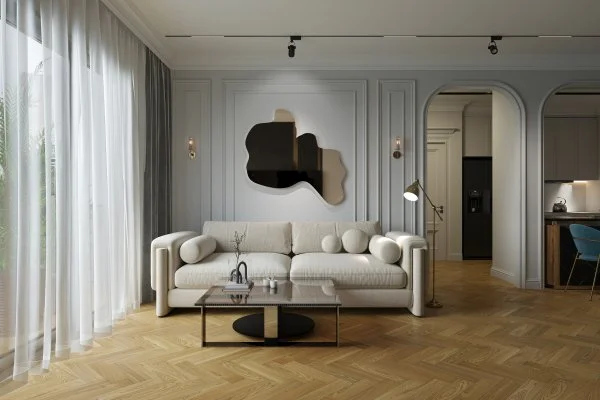 Паркетная доска Quartz Parquet Штучный паркет Вяз Кенигсберг 44-550-62 в Дзержинске