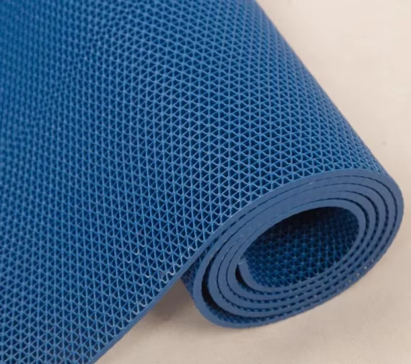 Грязезащитное рулонное покрытие ЗигЗаг Синий 4,5 мм (1,2 м) Китай в Дзержинске