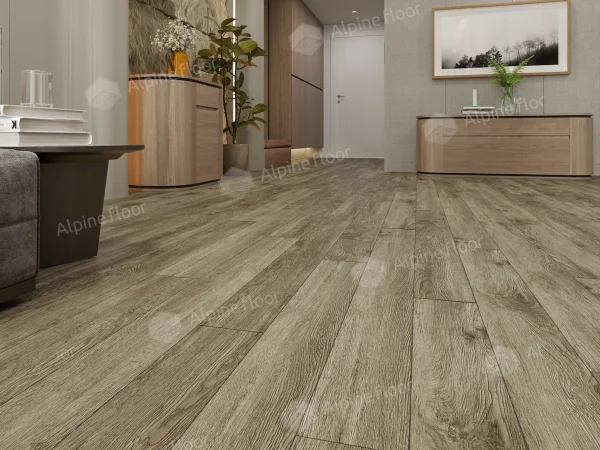 Каменно-полимерная плитка Alpine Floor Grand Sequoia Village Венге Грей ECO 11-807 4мм, 43 класс в Дзержинске