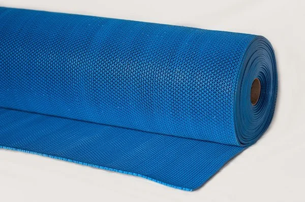 Грязезащитное рулонное покрытие ЗигЗаг Синий 4,5 мм (1,2 м) Китай в Дзержинске