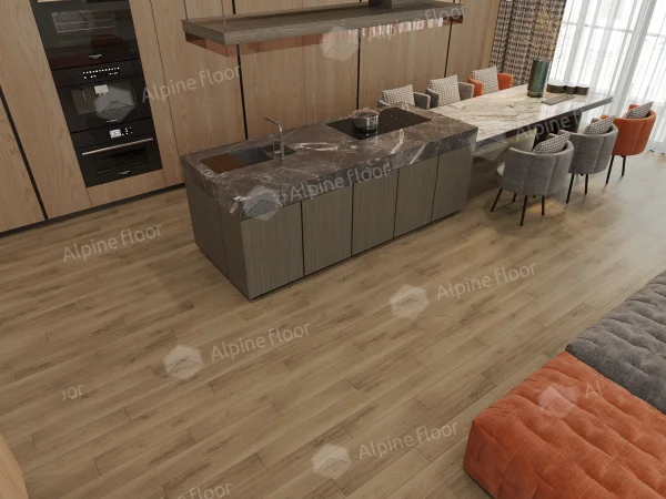 Каменно-полимерная плитка Alpine Floor Grand Sequoia Village Вайпуа ECO 11-1907 4мм, 43 класс в Дзержинске