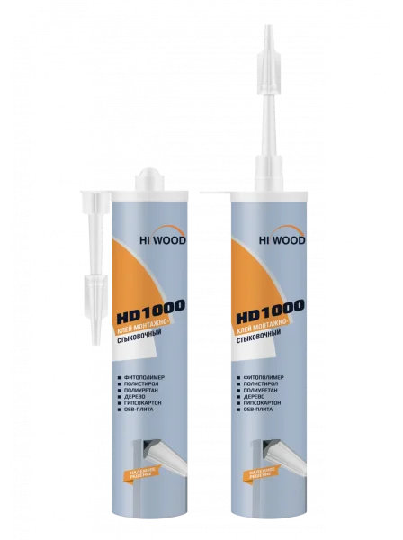 Монтажно-стыковочный клей HiWood HD1000 Белый 280 ml в Дзержинске
