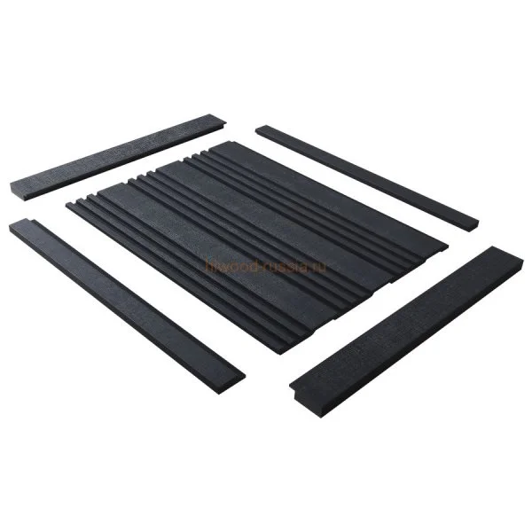 Финишный молдинг LF124B BK114K левый декорированный (31х12х2700мм) в Дзержинске