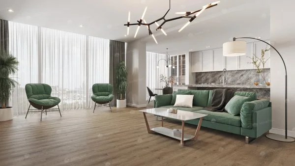 Каменно-полимерная плитка Alpine Floor Solo Ларгетто ECO 14-3, 3,5 мм 34 класс в Дзержинске