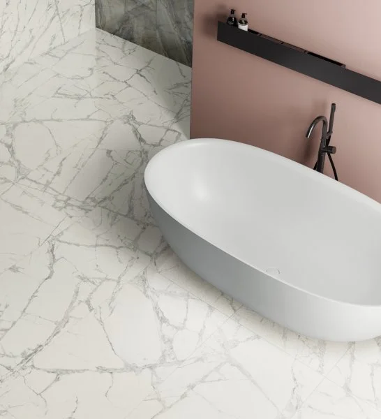 Керамогранит Italon Шарм Делюкс Инвизибл Уайт 60х120 (Паттинированная и реттифицированная) в Дзержинске