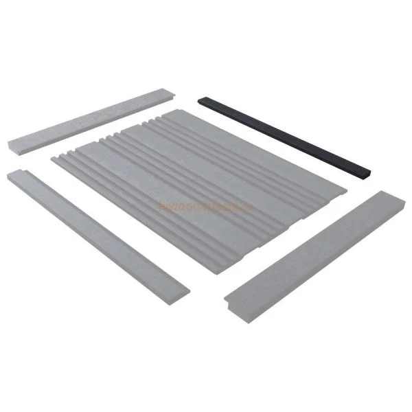 Финишный молдинг LF124B BK114K левый декорированный (31х12х2700мм) в Дзержинске