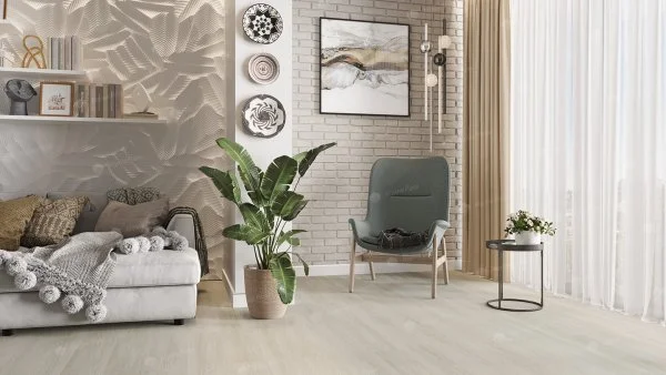 Каменно-полимерная плитка Alpine Floor Solo Plus Виваче ЕСО 14-201, 4 мм, 43 класс в Дзержинске