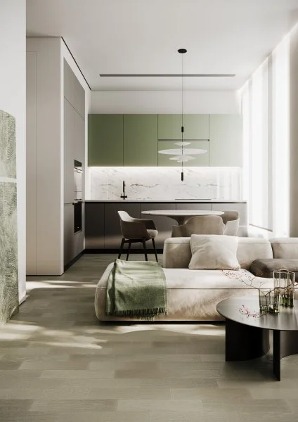 Паркетная доска Quartz Parquet Штучный паркет Дуб Лунный 44-1258-08 в Дзержинске