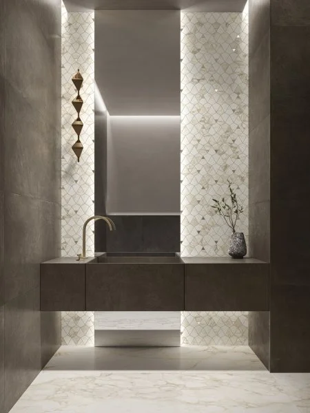 Керамогранит Italon Этернум Каррара Мозаика Вертекс 25.8х30 (Натуральная) в Дзержинске