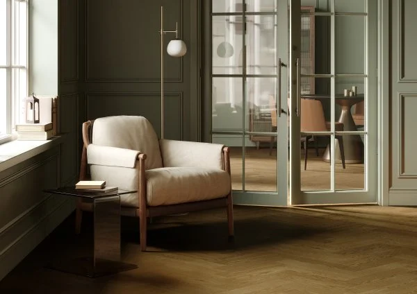 Паркетная доска Quartz Parquet Штучный паркет Дуб Кедровый Латте 44-1258-59 в Дзержинске