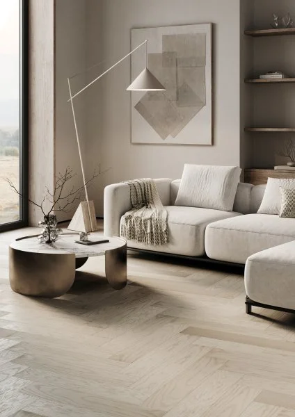 Паркетная доска Quartz Parquet Английская Ёлка Дуб Песочный 33-408 в Дзержинске