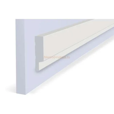 Финишный молдинг LF124A NP правый белый (42х12х2700мм) в Дзержинске