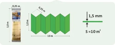 Подложка Солид 1,5мм для LVT ANTI SLIP (10м2) в Дзержинске