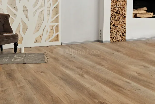 Кварц-виниловая плитка Alpine Floor Premium XL Дуб Природный Изысканный ЕСО 7-6, 8 мм. 43 класс в Дзержинске