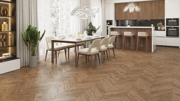 Кварц-виниловая плитка Alpine Floor Chevron Гевуина ECO 20-10 (2,5 мм. 43 класс) в Дзержинске