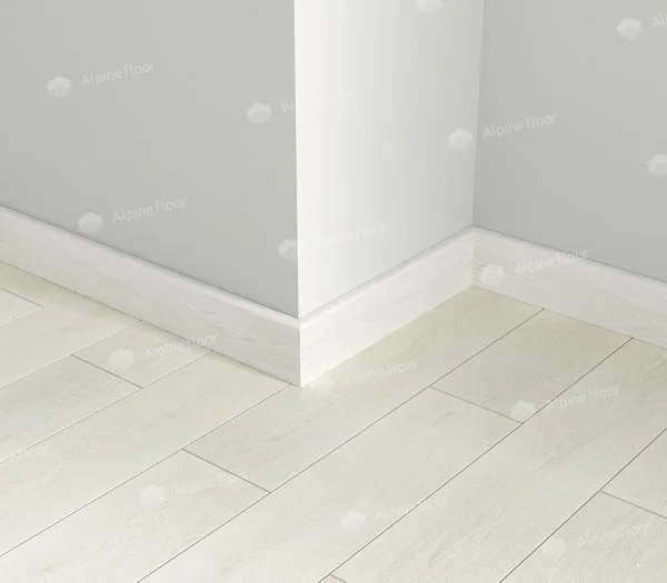 Кварцевый плинтус Alpine Floor Parquet Light 13-0 Белый в Дзержинске