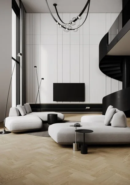 Паркетная доска Quartz Parquet Штучный паркет Дуб Бисквитный 44-1258-07 в Дзержинске