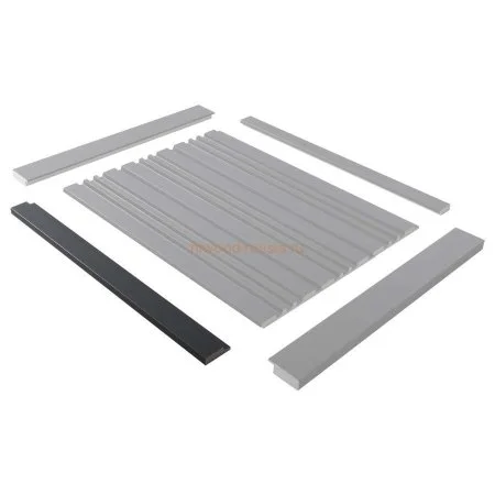 Финишный молдинг LF124A GR3 правый декорированный (42х12х2700мм) в Дзержинске