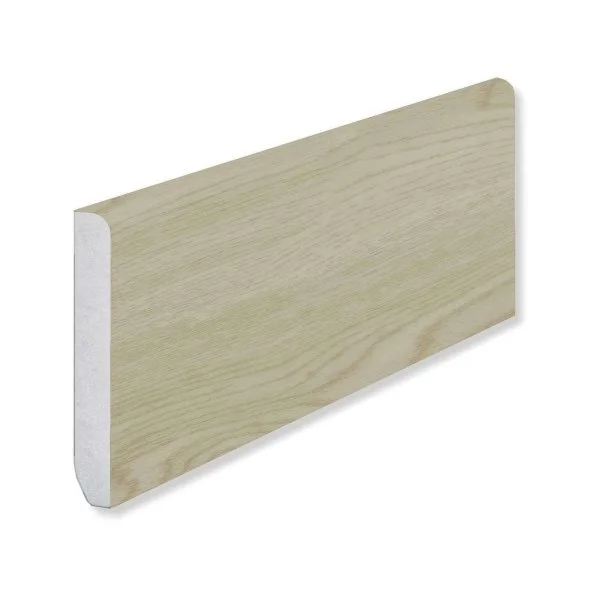 Кварцевый плинтус Fargo 18001-35 Ясень Белый 80х11х2200 мм в Дзержинске