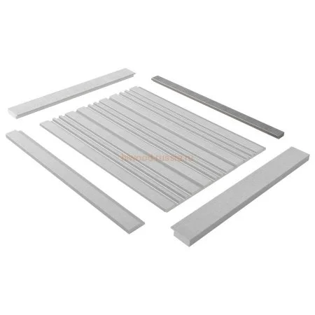 Финишный молдинг LF124B S339S левый декорированный (31х12х2700мм) в Дзержинске