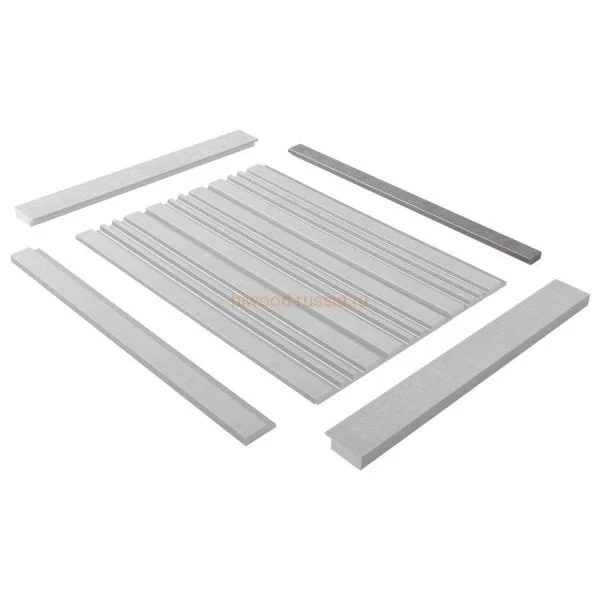 Финишный молдинг LF124B S339S левый декорированный (31х12х2700мм) в Дзержинске