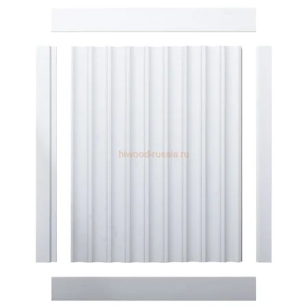 Финишный молдинг LF124B NP левый белый (31х12х2700мм) в Дзержинске