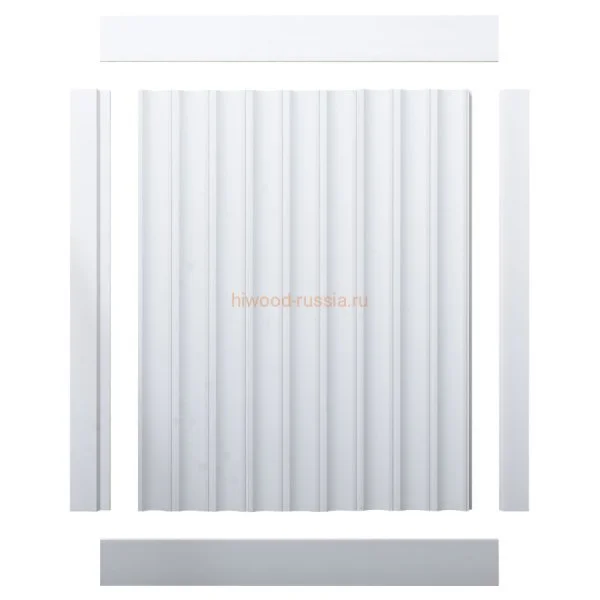 Финишный молдинг LF124A NP правый белый (42х12х2700мм) в Дзержинске