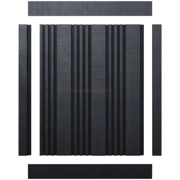 Финишный молдинг LF124B BK114K левый декорированный (31х12х2700мм) в Дзержинске